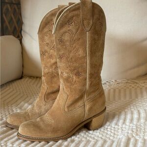 Tan Western Cowboy Boots